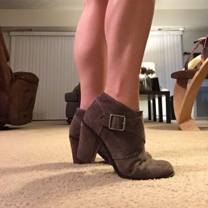 Suede Booties